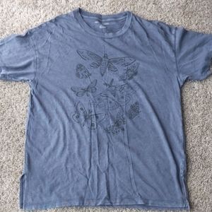 American Eagle Oversized Butterfly Tee